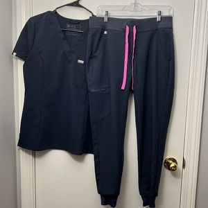 Limited edition night sky figs scrub set